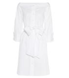 J Brand Cotton Off-the-shoulder Dress