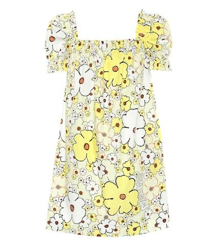 Miu Miu Printed Cotton Minidress