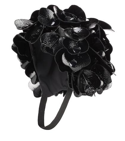 Helmut Lang Floral-embellished Hat