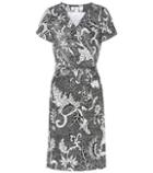 Diane Von Furstenberg New Julian Silk Short Sleeve Wrap Dress