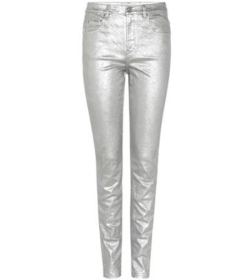 Isabel Marant, Toile Ellos Metallic Cotton-blend Jeans