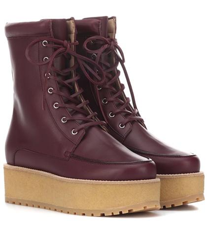 Gabriela Hearst David Leather Ankle Boots