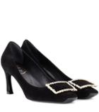 Roger Vivier Trompette Stella Suede Pumps