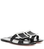 Roger Vivier Biki Viv' Leather Slides