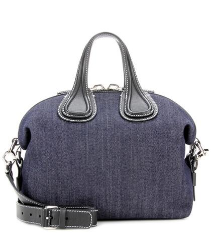 Givenchy Nightingale Small Denim And Leather Tote