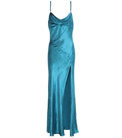 Attico Leticia Velvet Dress