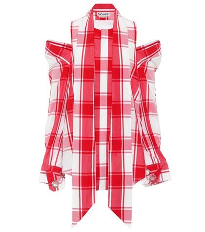 Monse Checked Cotton Shirt