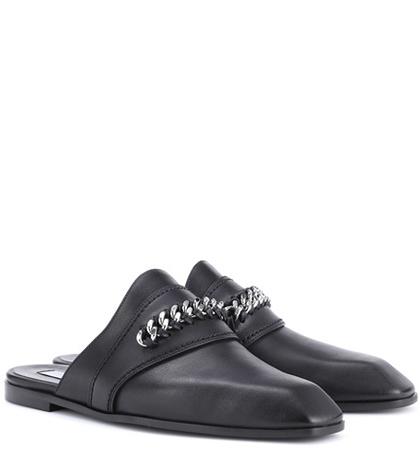 Stella Mccartney Faux Leather Slippers
