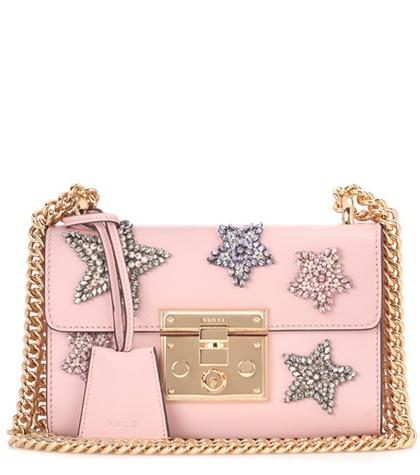 Gucci Padlock Embellished Leather Shoulder Bag