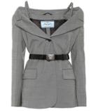 Prada Wool And Silk Blazer