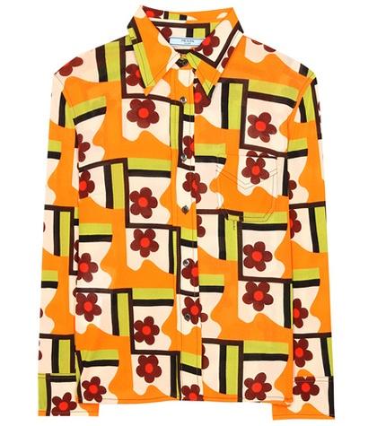 Prada Printed Blouse