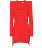 Mugler Embellished Crêpe Minidress