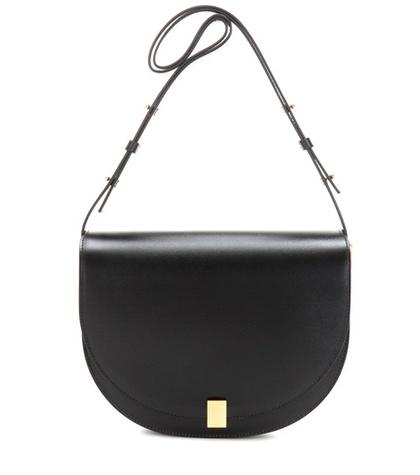 Victoria Beckham Half Moon Leather Shoulder Bag