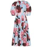 Erdem Exclusive To Mytheresa – Cressida Floral Cotton-poplin Dress