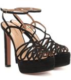 Chlo Monroe Plateau 130 Suede Sandals