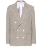 Golden Goose Deluxe Brand Double-breasted Linen Jacket
