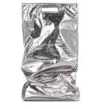 Helmut Lang Trash Bag Metallic Leather Tote