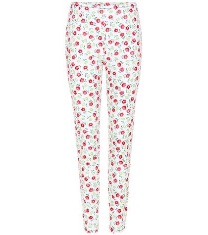 Victoria Beckham Printed Cotton Trousers