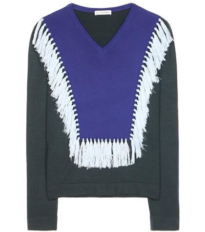 Altuzarra Ming Tasseled Merino Wool Sweater