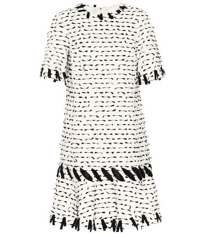 Oscar De La Renta Cotton-blend Tweed Dress