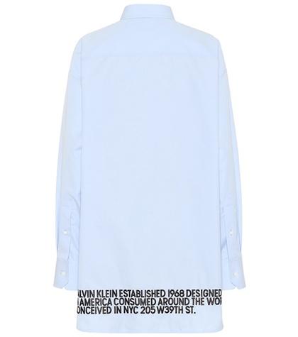Calvin Klein 205w39nyc Printed Cotton Tunic
