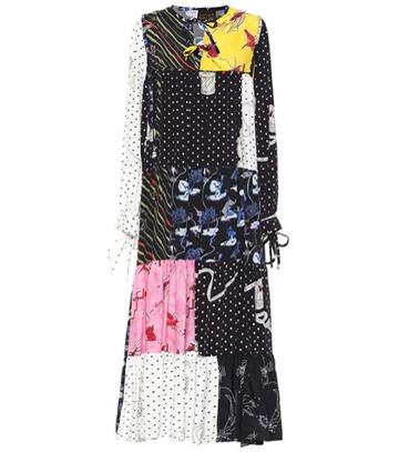 Loewe X Paula's Ibiza Printed Patchwork Dress
