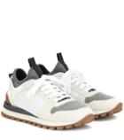 Grlfrnd Embellished Suede-trim Sneakers