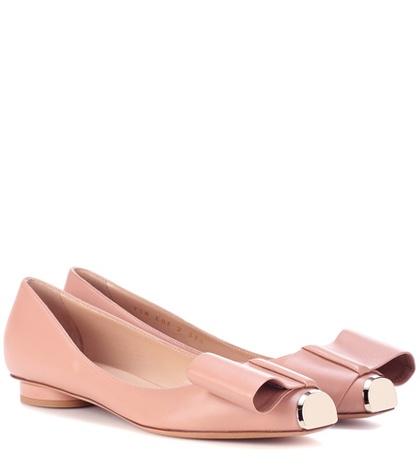 Converse Valentino Garavani Leather Ballerinas