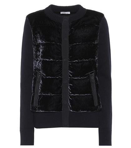 Helmut Lang Velvet Down Jacket