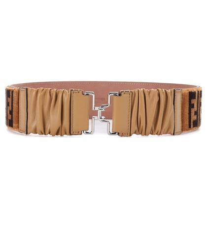 Balenciaga Printed Velvet Belt