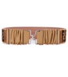 Balenciaga Printed Velvet Belt