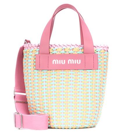 Miu Miu Faux-leather Bucket Bag