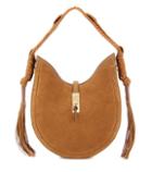 Altuzarra Ghianda Bullrope Hobo Small Suede Shoulder Bag