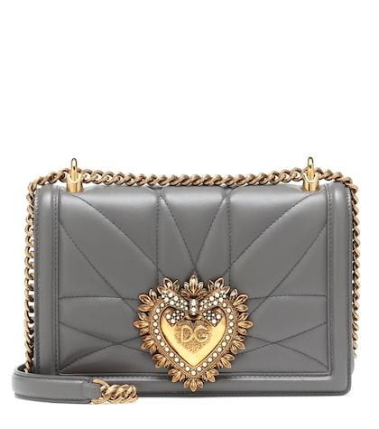 Bottega Veneta Medium Devotion Leather Shoulder Bag