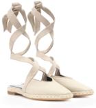 Malone Souliers Canvas Lace-up Sandals