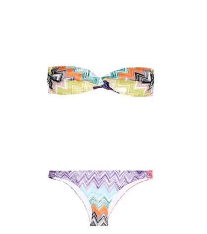 Missoni Crochet-knit Bandeau Bikini