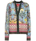 F.r.s For Restless Sleepers Anaideia Printed Silk-blend Shirt