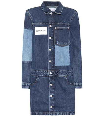 Calvin Klein Jeans Patchwork Denim Dress