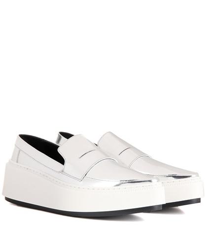 Haider Ackermann Platform Leather Loafers