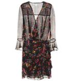 Veronica Beard Sean Floral Silk Dress