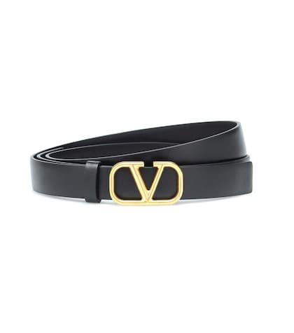 Max Mara Valentino Garavani Go Logo Leather Belt