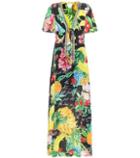 Ganni Floral-printed Silk Maxi Dress