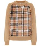 Burberry Checked Wool Jacquard Sweater