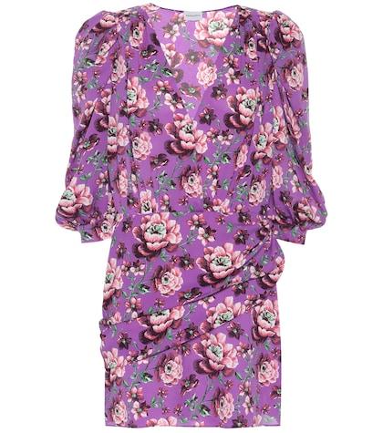 Magda Butrym Faro Floral Silk Minidress