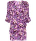 Magda Butrym Faro Floral Silk Minidress