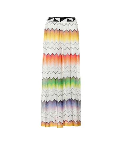 Missoni Mare Crochet Knit Wide-leg Pants