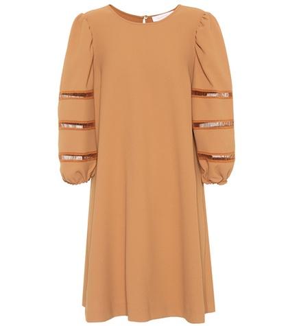 Three Graces London Crêpe Minidress