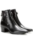 Saint Laurent Blake 40 Jodhpur Leather Ankle Boots