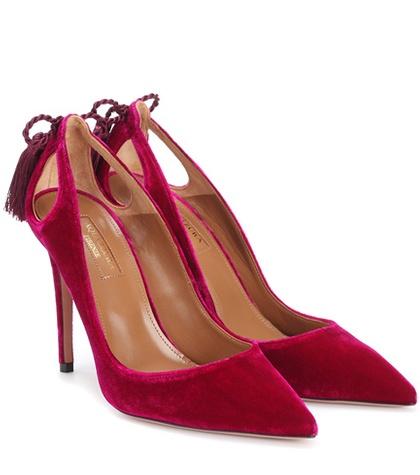 Diane Von Furstenberg Forever Marilyn 85 Velvet Pumps