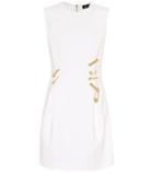 Versace Embellished Stretch-crêpe Minidress